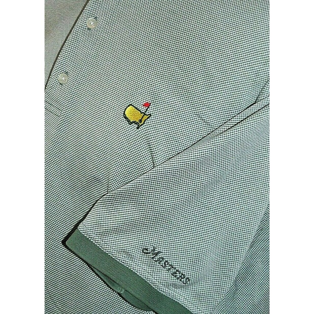 Masters Collection Golf Polo Shirt Size L Green Mercerized Cotton - Picture 6 of 6